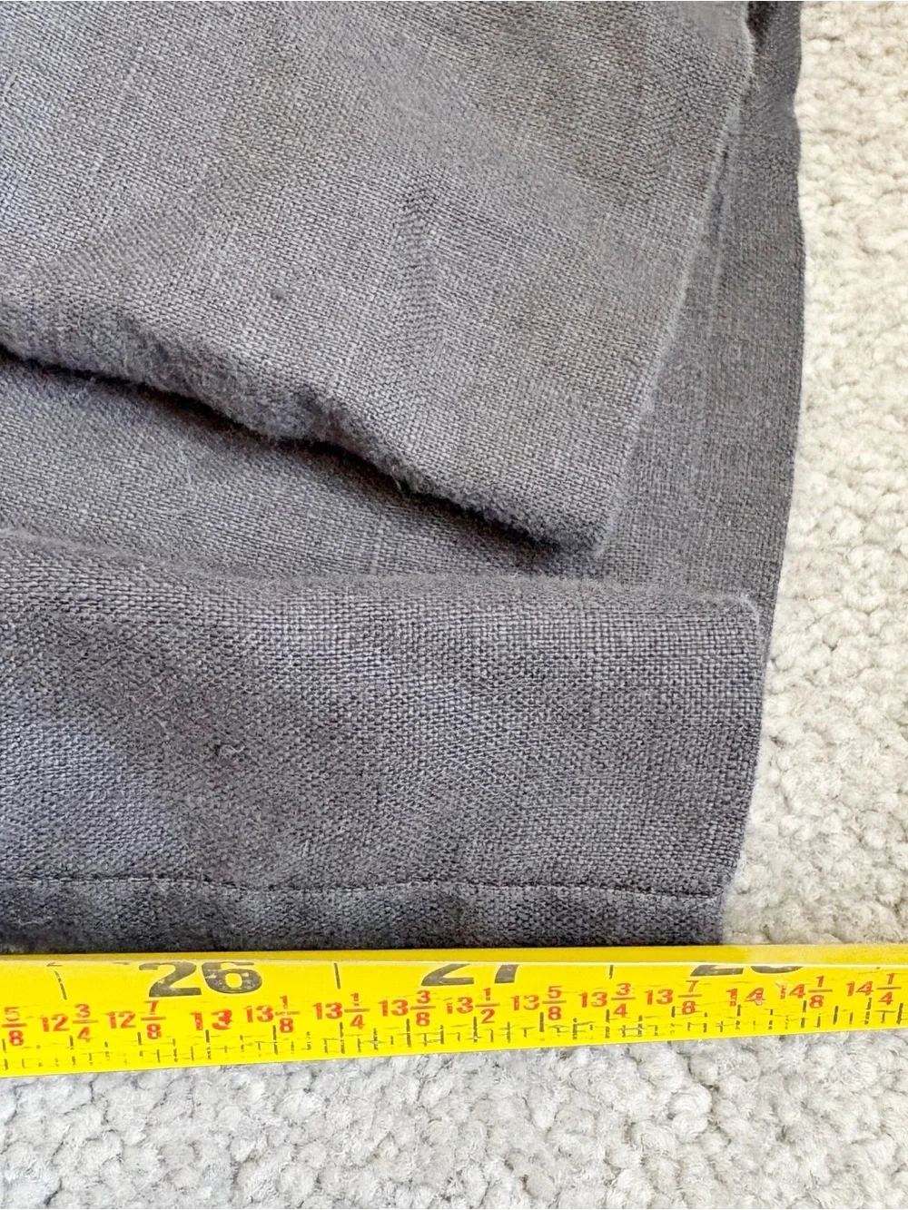 Everlane The Linen Easy Pant Size Medium Black European Flax Wide Leg Elastic